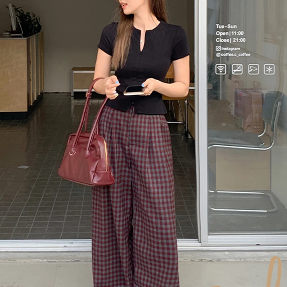 

Casual Outings Slim Fit Top Basic Zipper T-shirt For Women Harajuku Fashion Brand New Casual Style Microelasticity