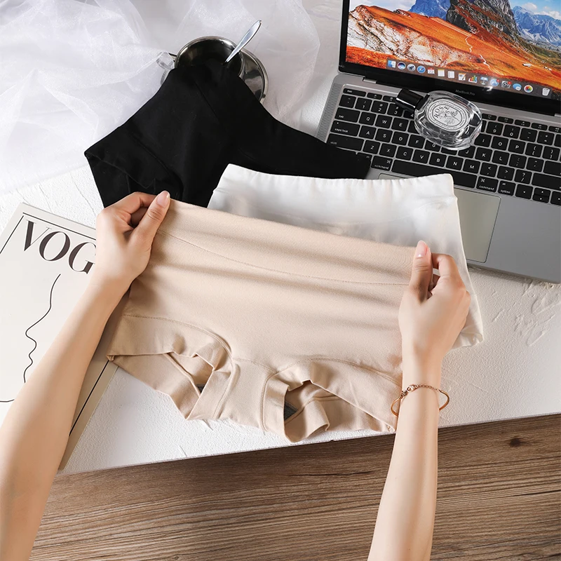 3PCS Boxers and Underpants Women's Boxer Underwear Plus Size Panties Sexy Underware Lingerie Cotton Women's Shorts Woman Briefs