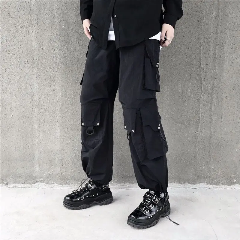 

2025 Maillard Cargo Pants Men Spring and Autumn Korean High Street Hip-hop Loose Casual Sports Pants Male