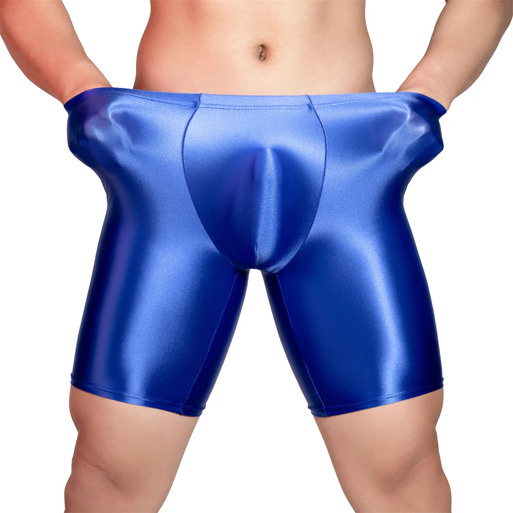 

Мужские однотонные шорты-боксеры, эластичные гладкие плавки с низкой талией, сексуальные штаны для сна, выпуклая сумка, дышащее плотное нижнее белье, домашняя одежда