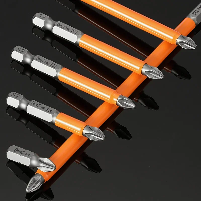 Anti Slip Bits Magnetic Screwdriver Bit Set S2 Alloy Steel Impact Resistance Hex Shank Alloy Steel Bits Suitable for Power Tools gallery 5