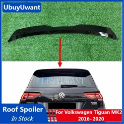 REAR WING For Volkswagen Tiguan MK2 5-Dr 2016 2017 2018 2019 2020 High Quality ABS Plastic Roof Wing Lip Spoiler Accessories