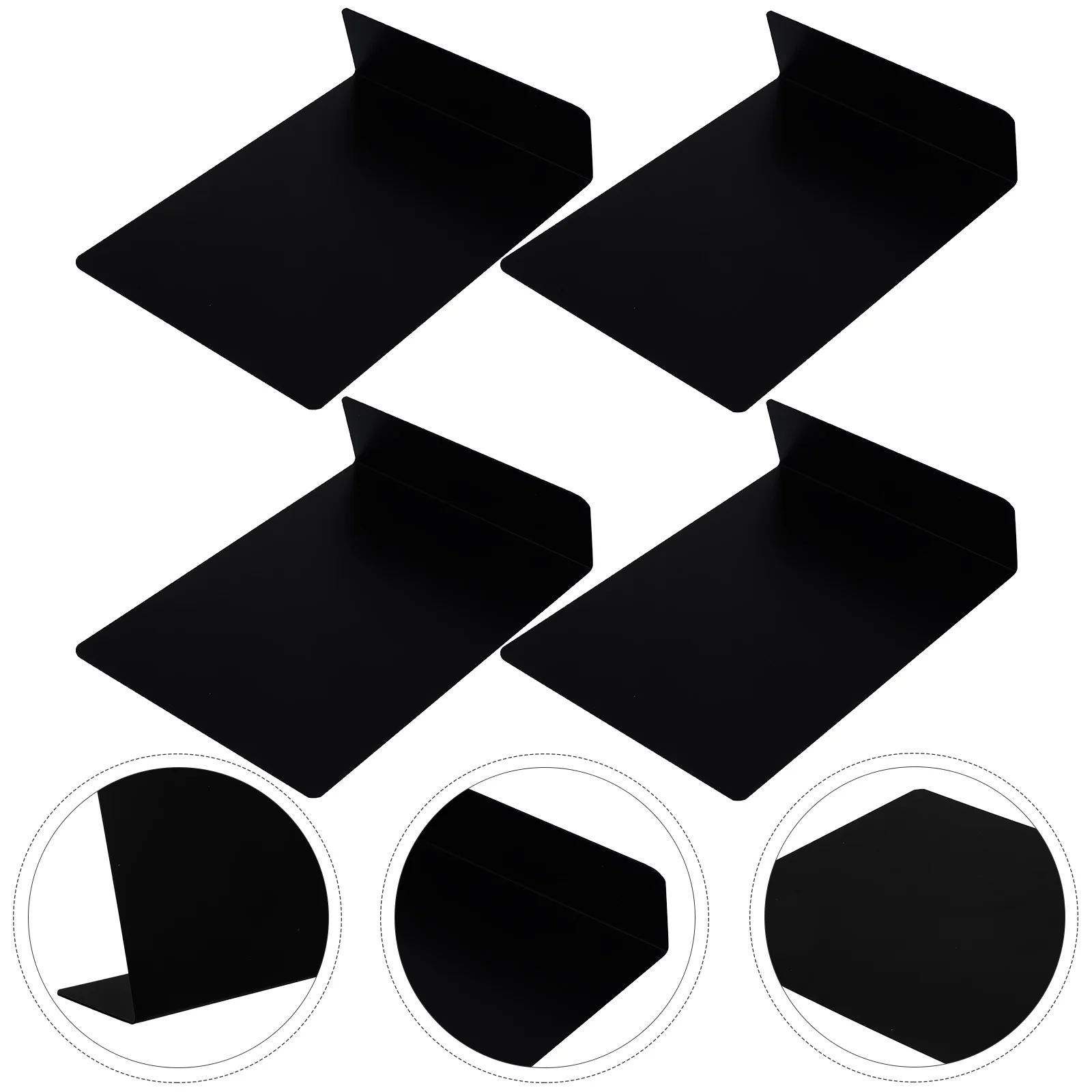 10 stuks Mini Schoolbord Set Houten Prikbord voor Keuken Kantoor Klas DIY Krijtbord Decor Creatieve Kamer Accessoire