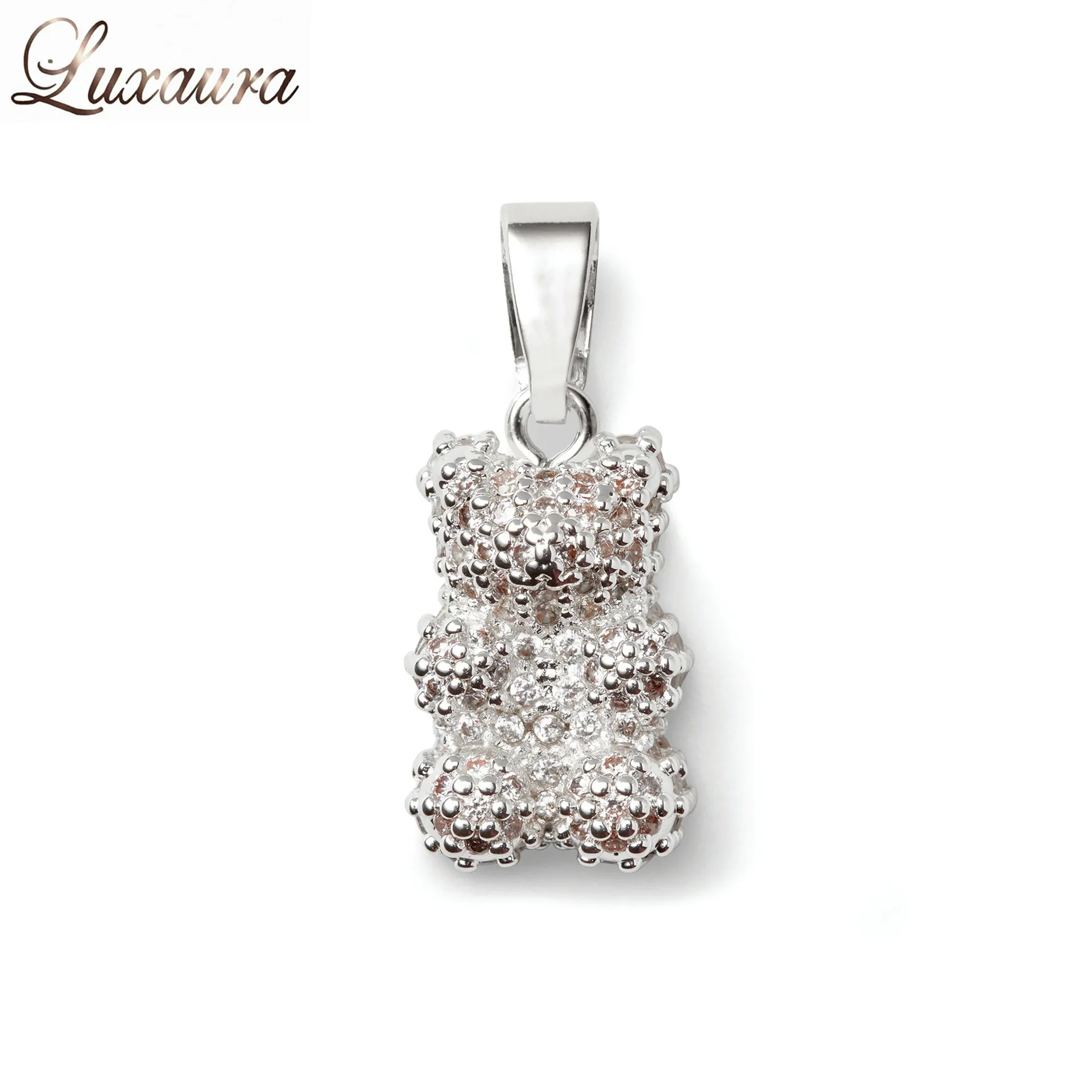 

Vintage jewelry featuring a fashionable classic bear pendant design, paired with a Bohemian style feminine pendant