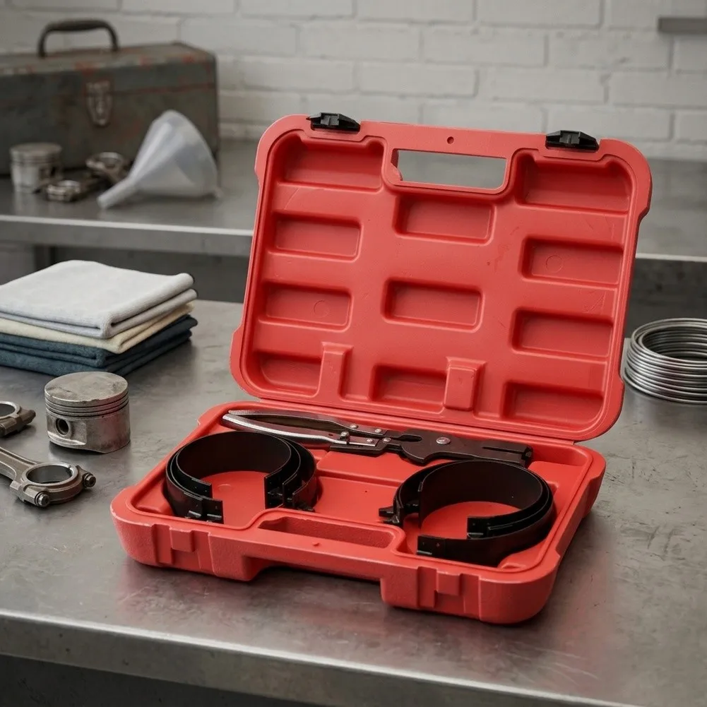 For Workshop Use Piston Ring Compressor Ring Compression Pliers Wear Resistant Material Ergonomic Handle Design