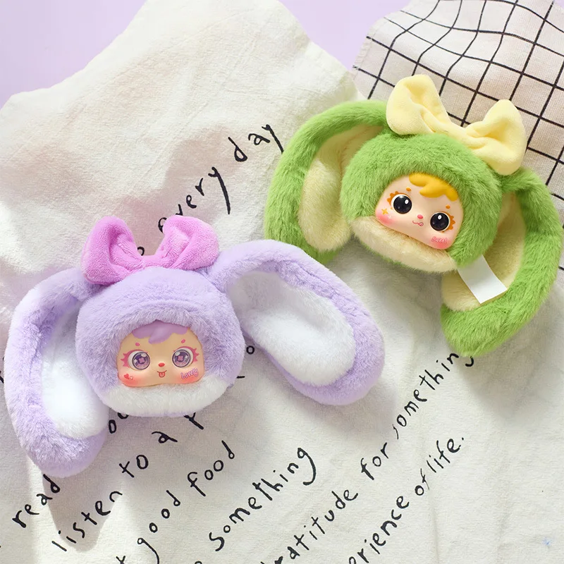 صموئيل الملونة ليتل أرنب سلسلة الفينيل وجه دمية أفخم صندوق أعمى حقيبة للحمل ديكور العصرية اللعب صندوق غامض جمع الهدايا #4