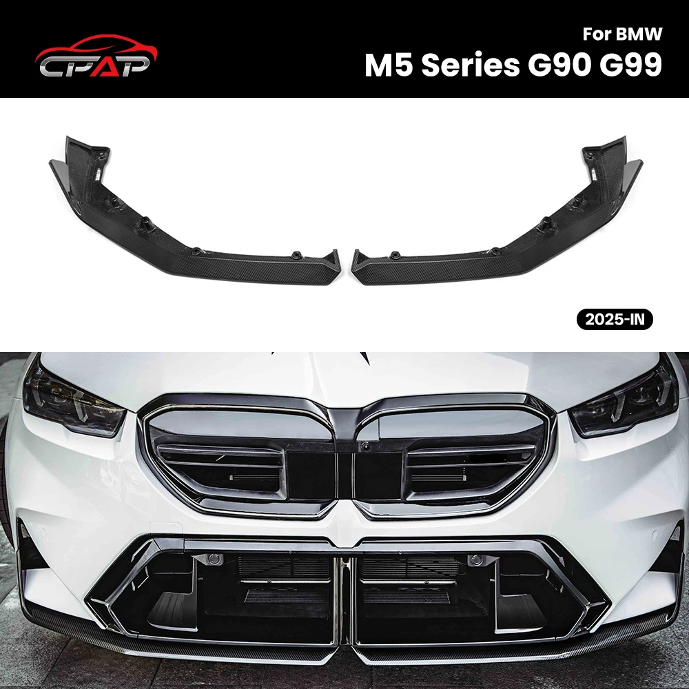 

Real Dry Carbon Fiber Front Bumper Diffuser Lip Splitter For BMW M5 Series G90 G99 MP Style 2025-IN