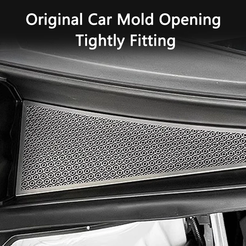 QHCP Car Engine Air Intake Cover Protection Insect Net Decorative Covers For Toyota Sienna Granvia 2021-2024 Styling Accessories - view 2