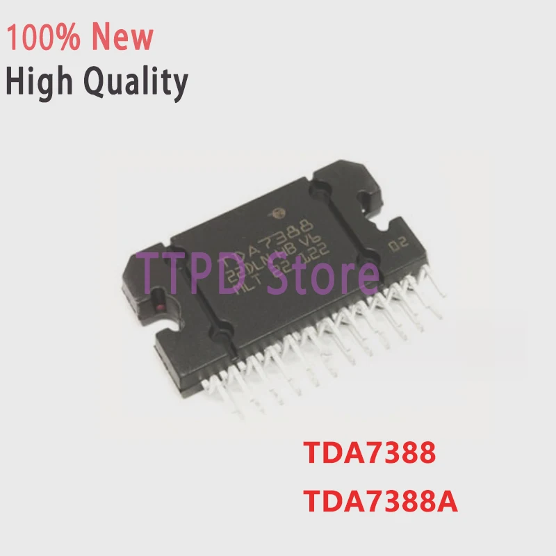 2pcs/lot TDA7388A TDA7388 7388 ZIP 4 X 41W Bridging Car Audio Amplifier IC High Quality