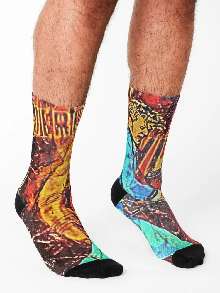 Lee Lewis Lasts Longer Loaded Fire Killer Socks basketball winter colored summer Socks Girl Men's