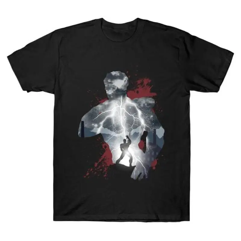 Kenshiro Fist of the North Star T‑Shirt 100% Cotton printed Tee Vintage Hokuto No Ken Anime Streetwear Casual Short Sleeve Tops