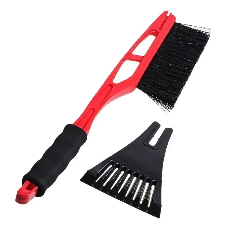 Car Snow Removal Shovel Multi-functional Two-in-one Deicing Shovel Scraping Snow Snow Brush Defrost Deicing Shovel Winter Tools