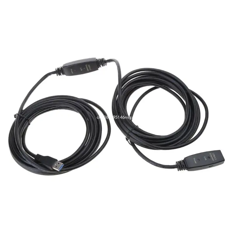 USB3.0 Data Transfer Cable Cord Line A Male to A Female with Regenerators New Dropship