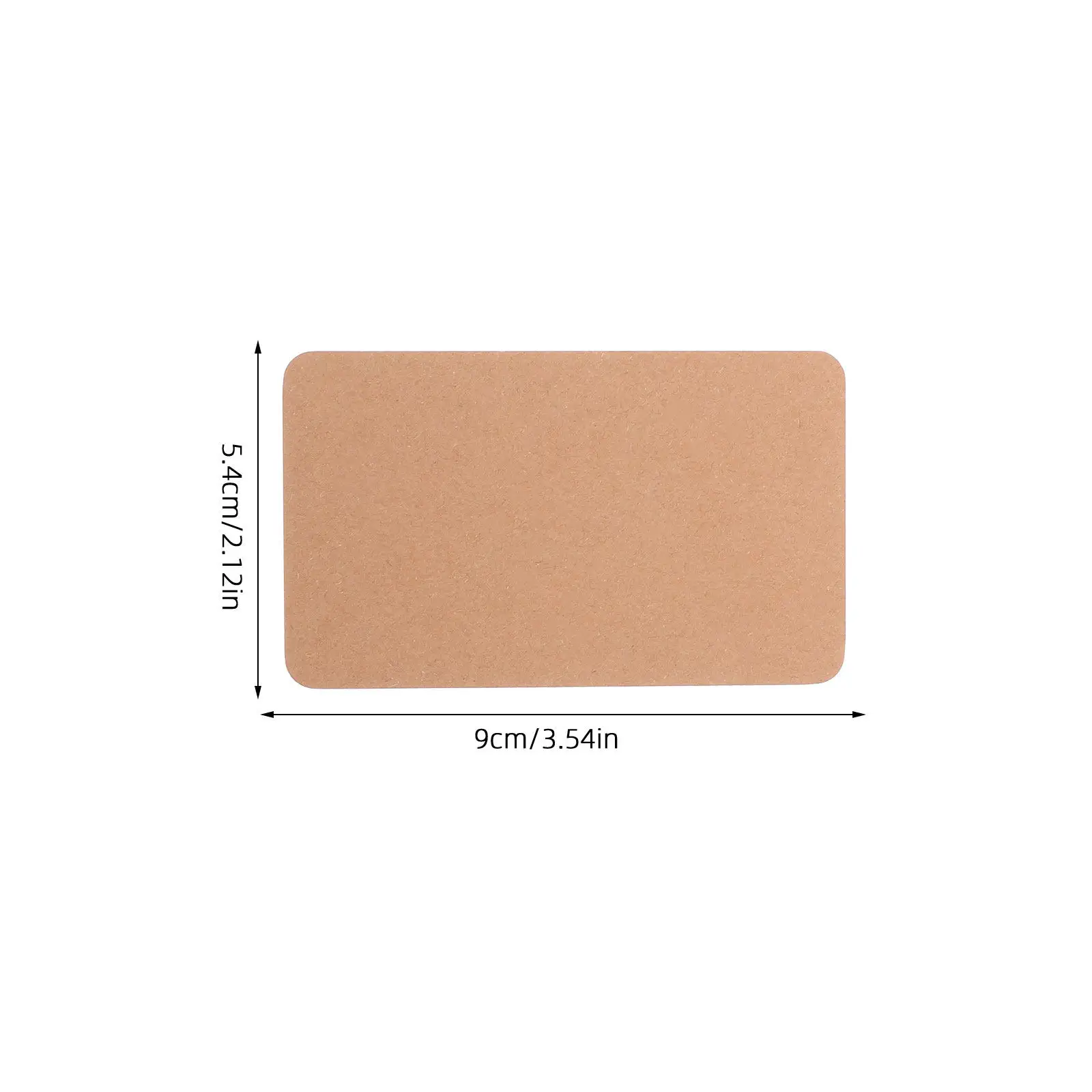 Picture 3: 200Pcs Blank Message Cards Kraft Cardstock Small Note Cards for Christmas Birthday Wedding Thank You Tags Vocabulary Word