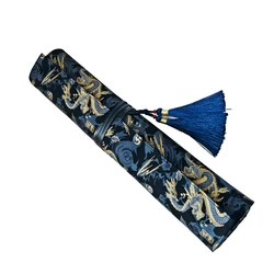 Cotton Pencil Case Chinese Painting Calligraphy Brush Pencil Case Watercolor Brush Pencil Bags Roll Calligraphy Pen Storage Bags