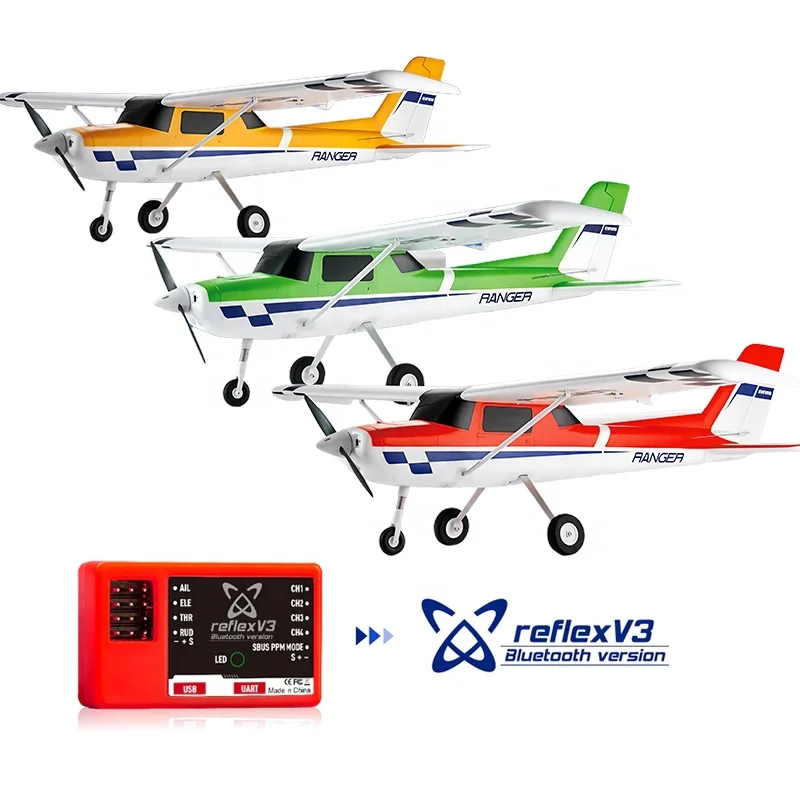 

1220mm FMS Ranger EP V2 PNP High Wing RC Airplane Trainer W/ Reflex V3 Dual Mode Land and Water Takeoff EPO Foam Beginner Plane