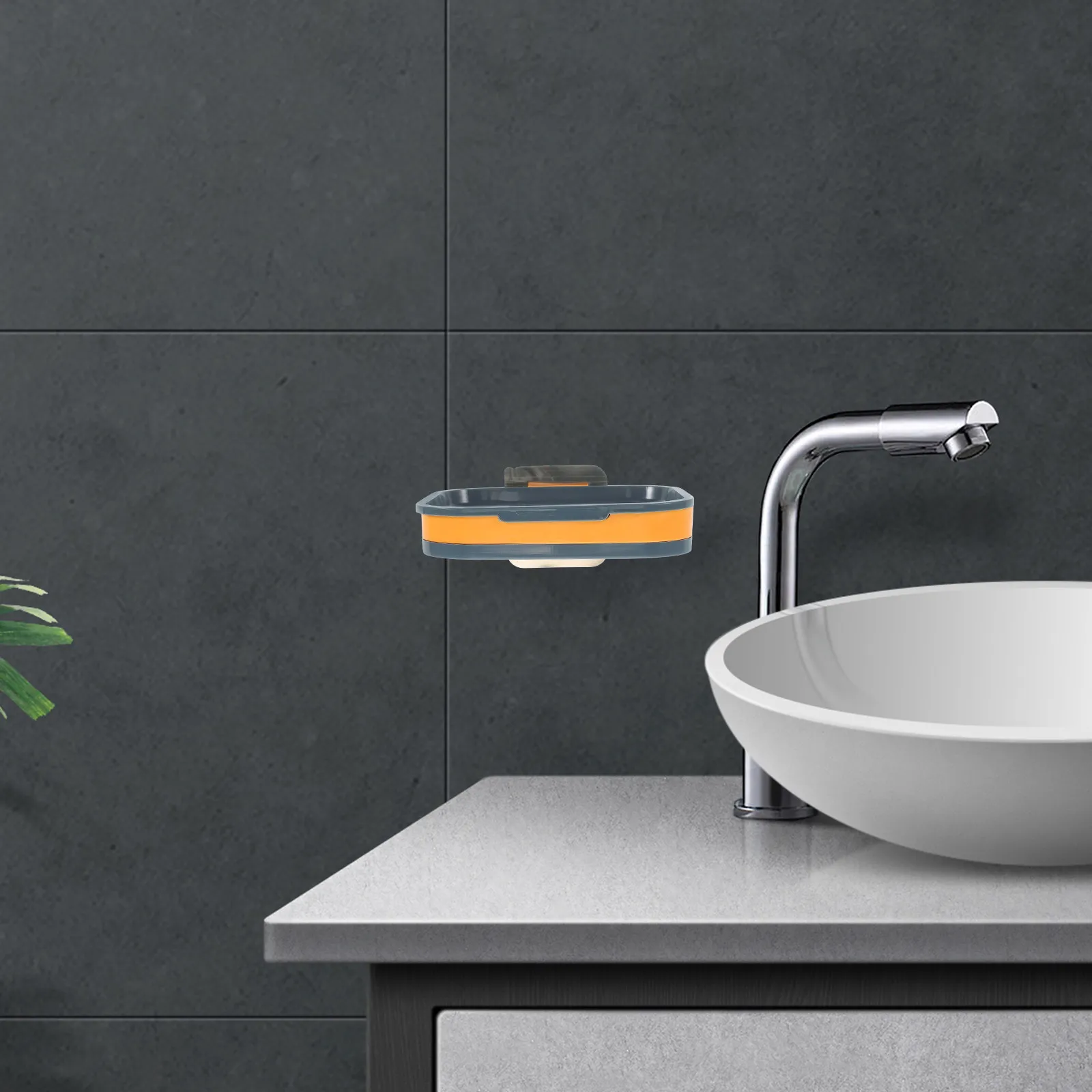 

Набор из 2 мыльниц на присосках для ванной, душа, офиса, с быстрым сливом воды, элегантный дизайн