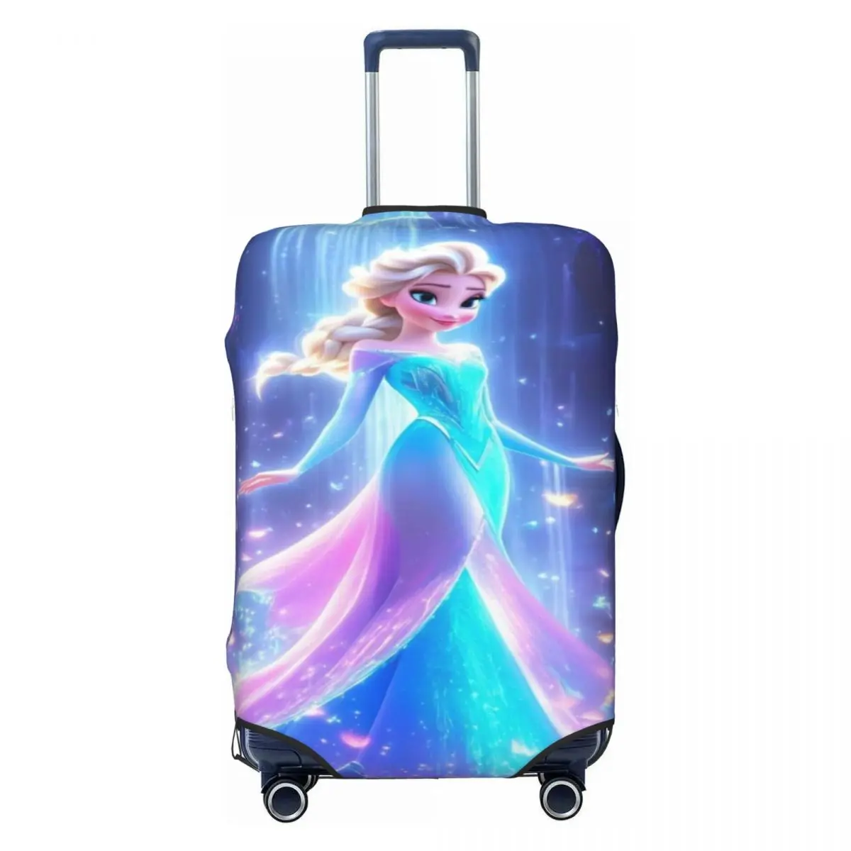 

Custom F-Frozen Cartoon Elsa Travel Luggage Cover Elastic Suitcase Cover Protector Fit 18-32 Inch