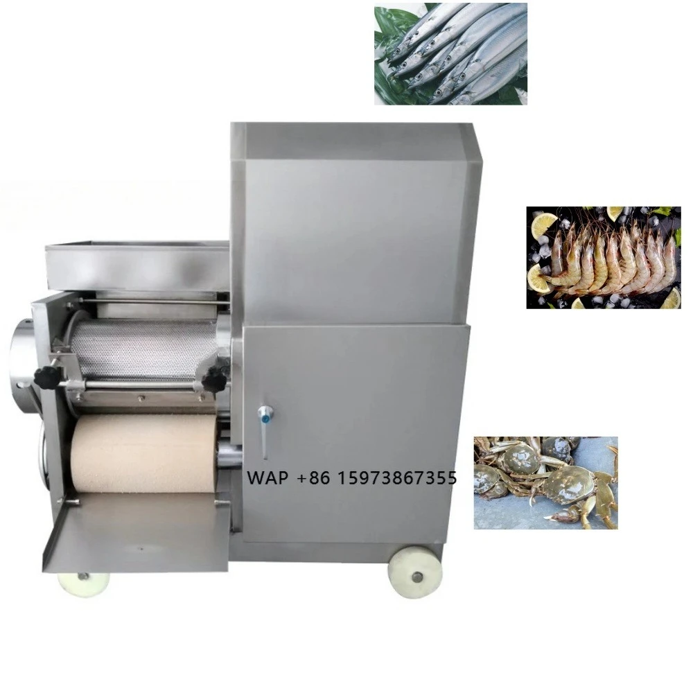 

Shrimp Peeler Deveiner Shell Processing Machine Mechanical Deboning Fish Meat Machine Shrimp Collecting Machine
