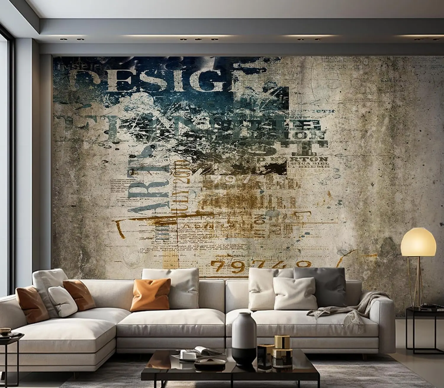 Large Industrial Style Abstract Wall Tapestry Art Print Polyester Hanging Decor for Living Room Home Wall Decoration Canvas Abst
