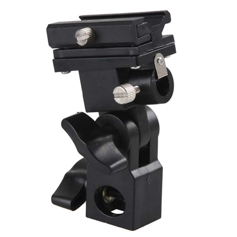 B-Type Flash Hot Shoe Bracket Tripod Umbrella Holder Light Stand Adapter