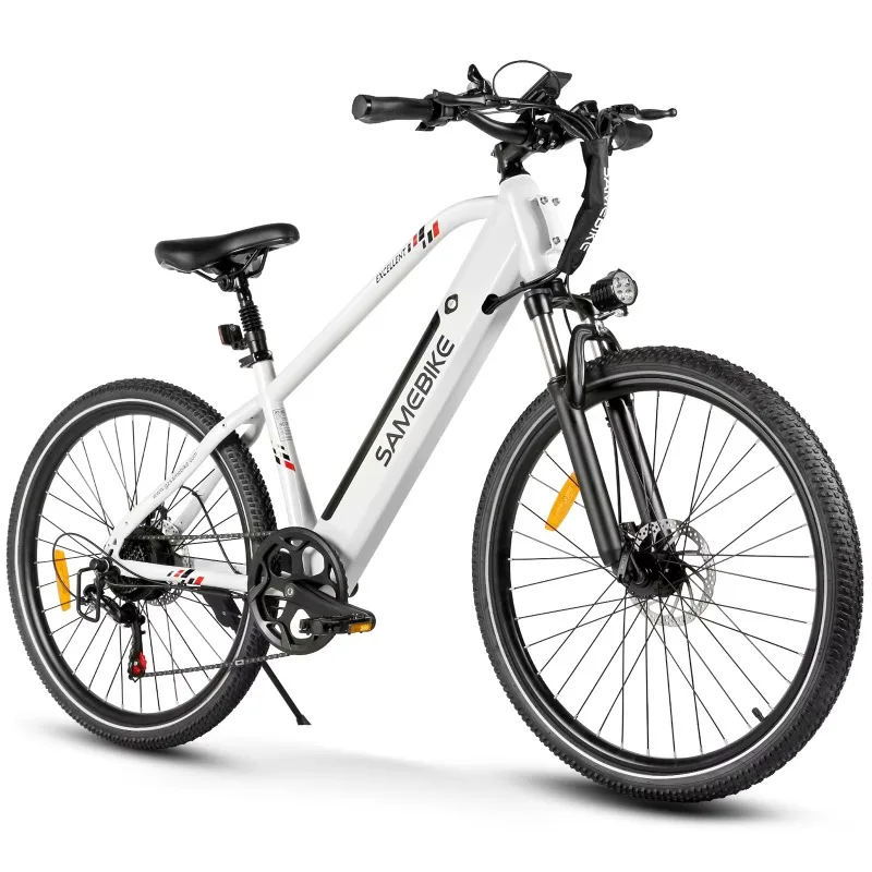 Tubo inferiore in acciaio ad alto tenore di carbonio Batteria integrata da 36 V Telaio urbano Cerchio per raggi a 7 velocità E Bike