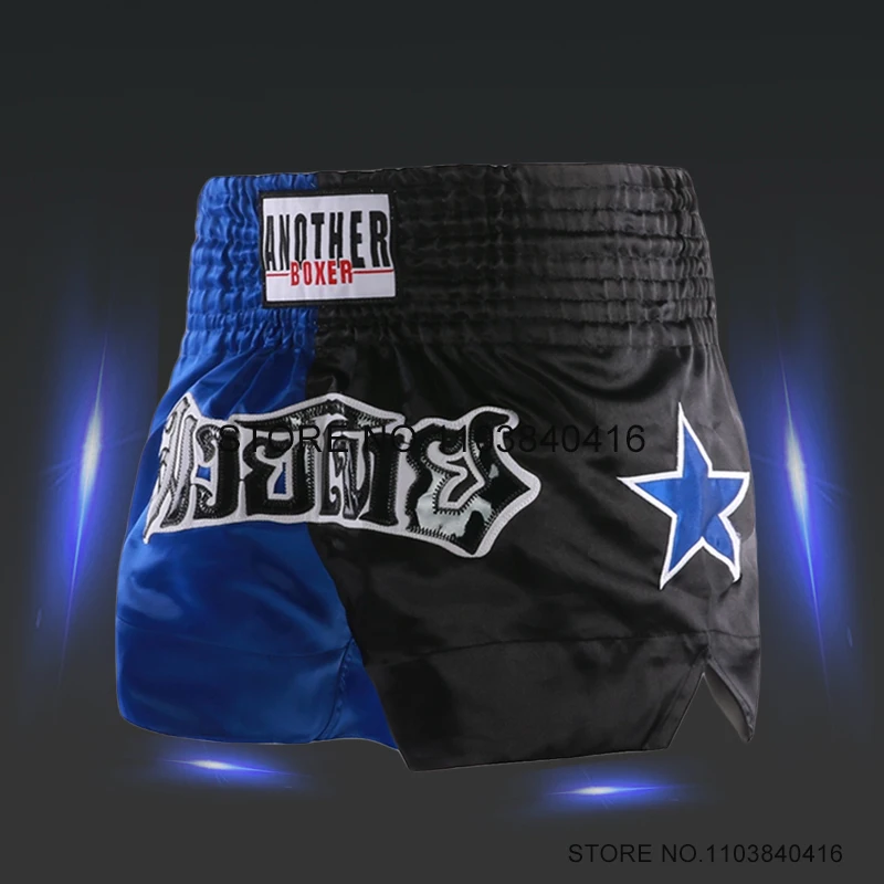 

Short Boxing Muay Thai Shorts Satin MMA Martial Arts Boxeo Clothes Men's Women's Child Gym Cage Fight Kickboxing Training Pants