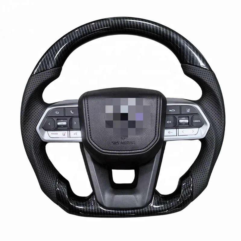 

A Up grade To LC300 D-type Steering wheel For Toyota LAND CRUISER LC200 Carbon Fiber Steering wheel 2008-2020