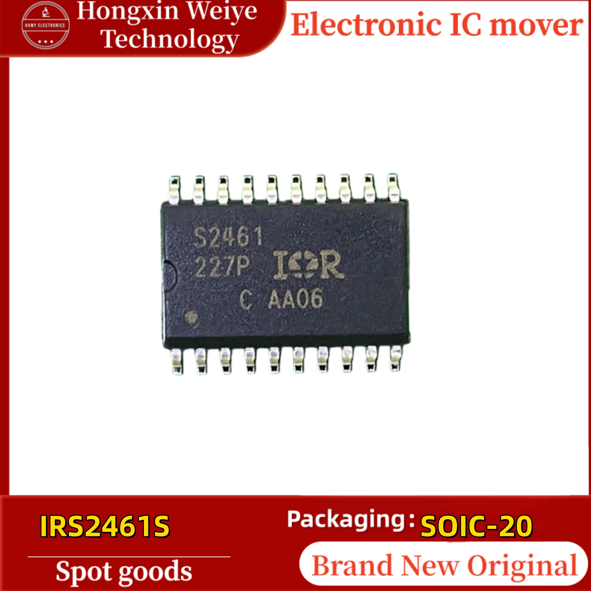 

5/10 шт 2461S IRS2461S SOIC-20 10V~14V Усилитель мощности аудио Аудио драйвер Микросхема Новый в наличии