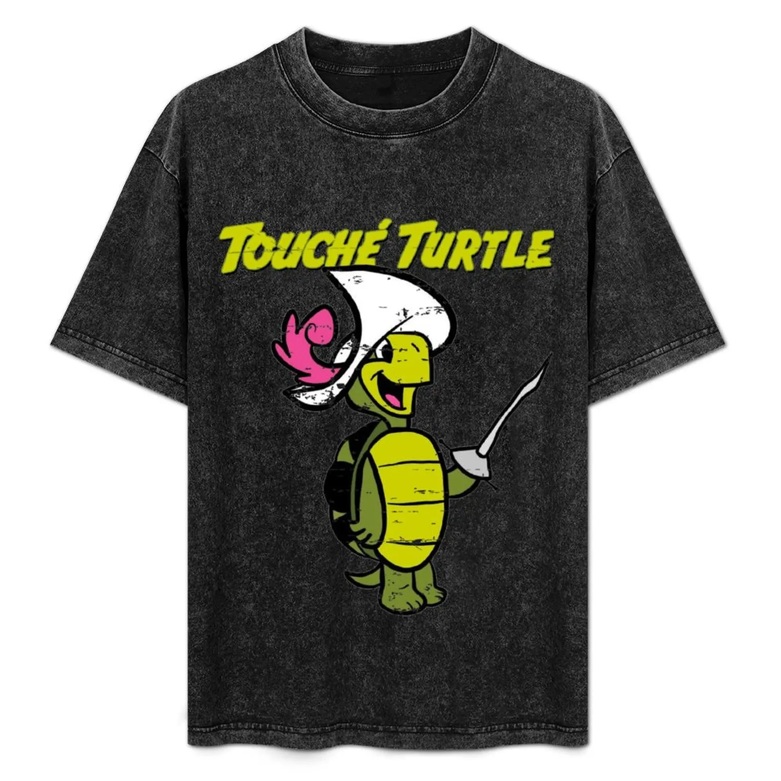 

Touché Turtle T-Shirt Trendy Print Short Sleeve T-Shirt