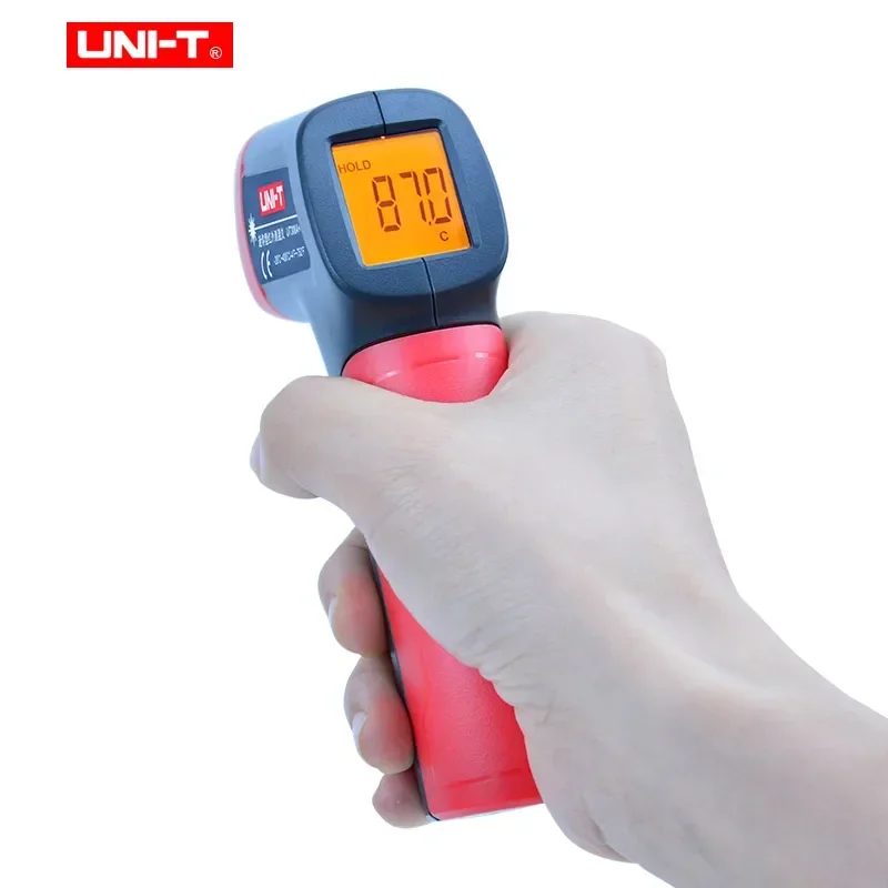 UNI-T UT300A+ Handheld Laser Infrared Thermometer Digital LCD Display IndustrialNon Contact Laser Temperature Meter Gun