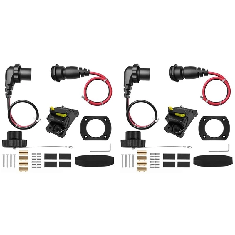 AC88-2X 1865120 MKR-28 Marine Trolling Motor Plug Receptacle Circuit Br Kit 60A Kota Freshwater Saltwater 1865115 MKR-27