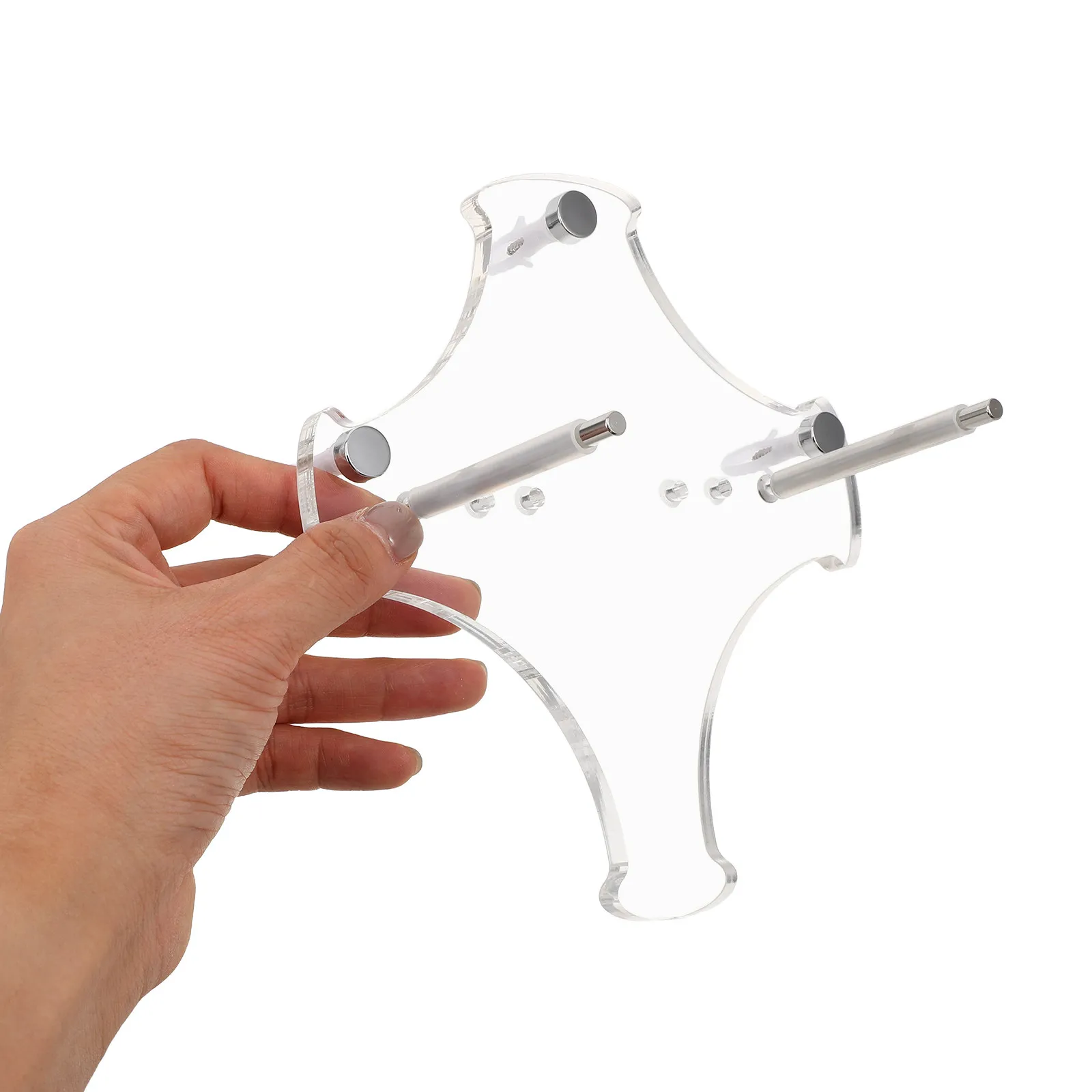 Acrylic Axe Wall Mount Holder Adjustable Display Bracket Transparent Vertical Hanging Rack Hatchet Knife Exhibition