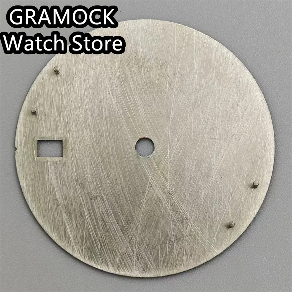 GRAMOCK 29mm Pilot Watch Dial Black White Blue Green Sterile Dial Wristwatch Accessories Parts Fit NH35 NH36 Automatic Movement