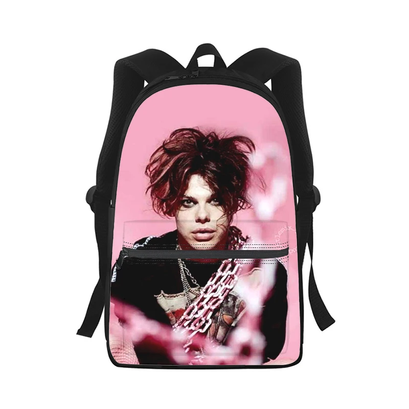 Yungblud Mannen Vrouwen Rugzak 3d Print Mode Student Schooltas Laptop Rugzak Kids Reizen Schoudertas