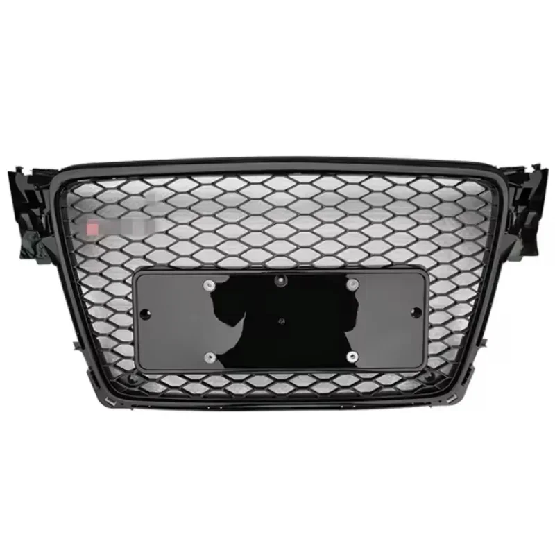 High Quality Chrome Or Black Without Logo RS4 Style Front Grille Fits For Audi A4 S4 B8 2009-2012