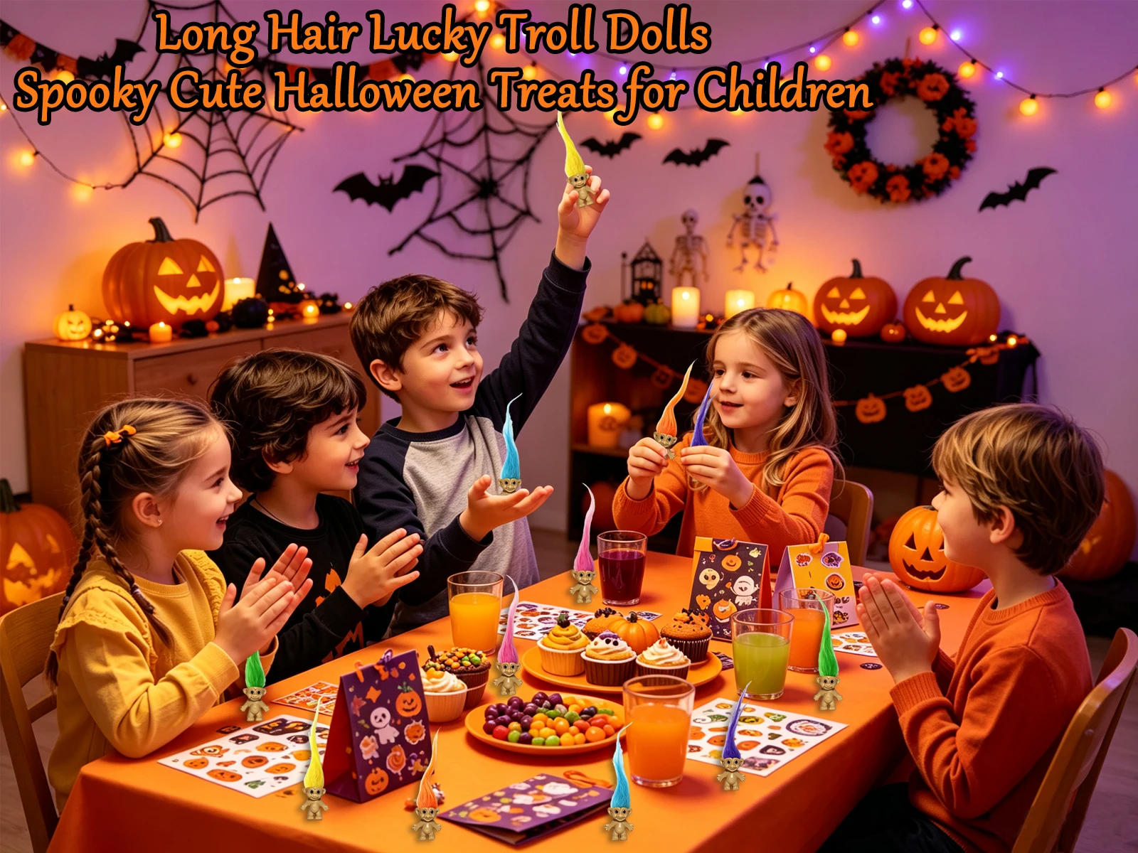 50-200 Stück Mini-Troll-Puppen Vintage Mini-Troll-Spielzeug für Kinder Geschenktüten-Füller Party-Geschenke Halloween Weihnachten Klassenzimmer-Geschenke – Detail 5