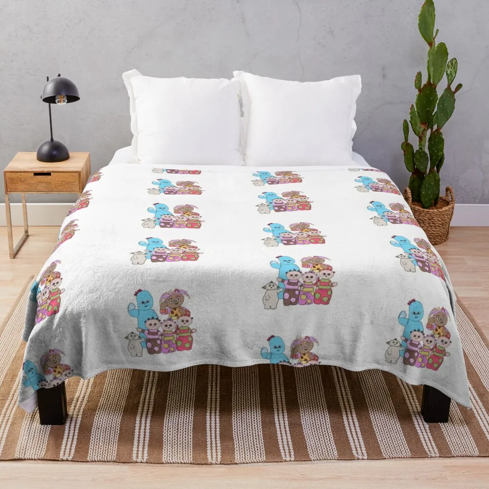 Iggle piggle , upsy daisy, Makka Pakka Throw Blanket cosplay anime decorative Luxury St Blankets