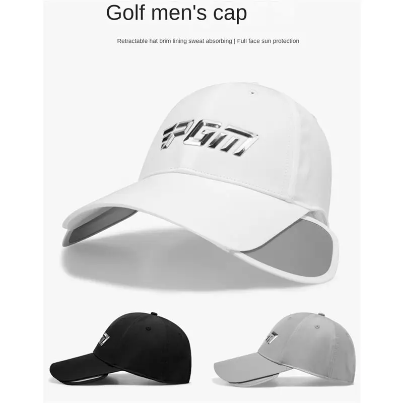 ABJV الصيف تنفس قبعة قابل للسحب قبعة بواقٍ للشمس الذكور المضادة للعرق قبعة للشاطئ أغطية الرأس الرجال الصيد التنزه الأشعة فوق البنفسجية قبعة للحماية رمادي