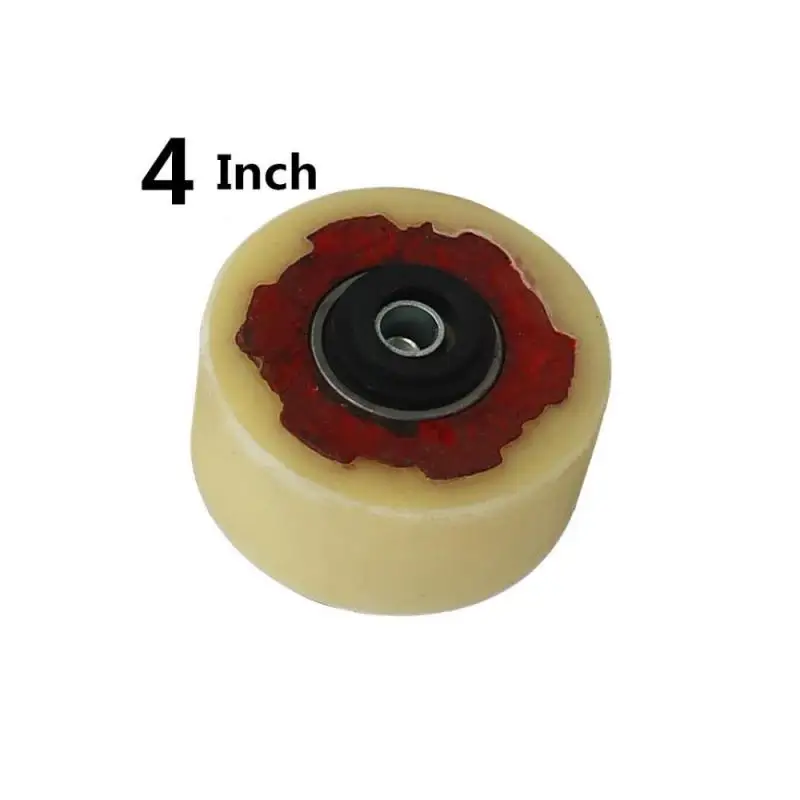 

1 Pcs 5 Inch Single Wheel Caster Heavy Iron Core Nylon Load Bearing Wear Resistant Flat Driver Push