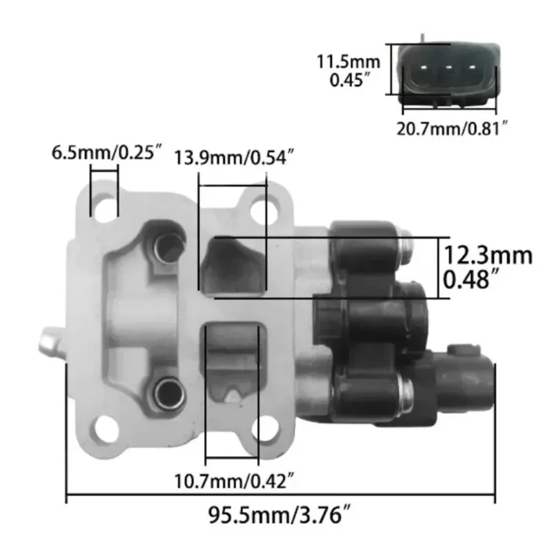 18117-76A31 ISCV Idle Speed Control Valve for Suzuki APV Every Carry Truck DA32W Isuzu Idle Control Valve 1811776A31 136800-1422