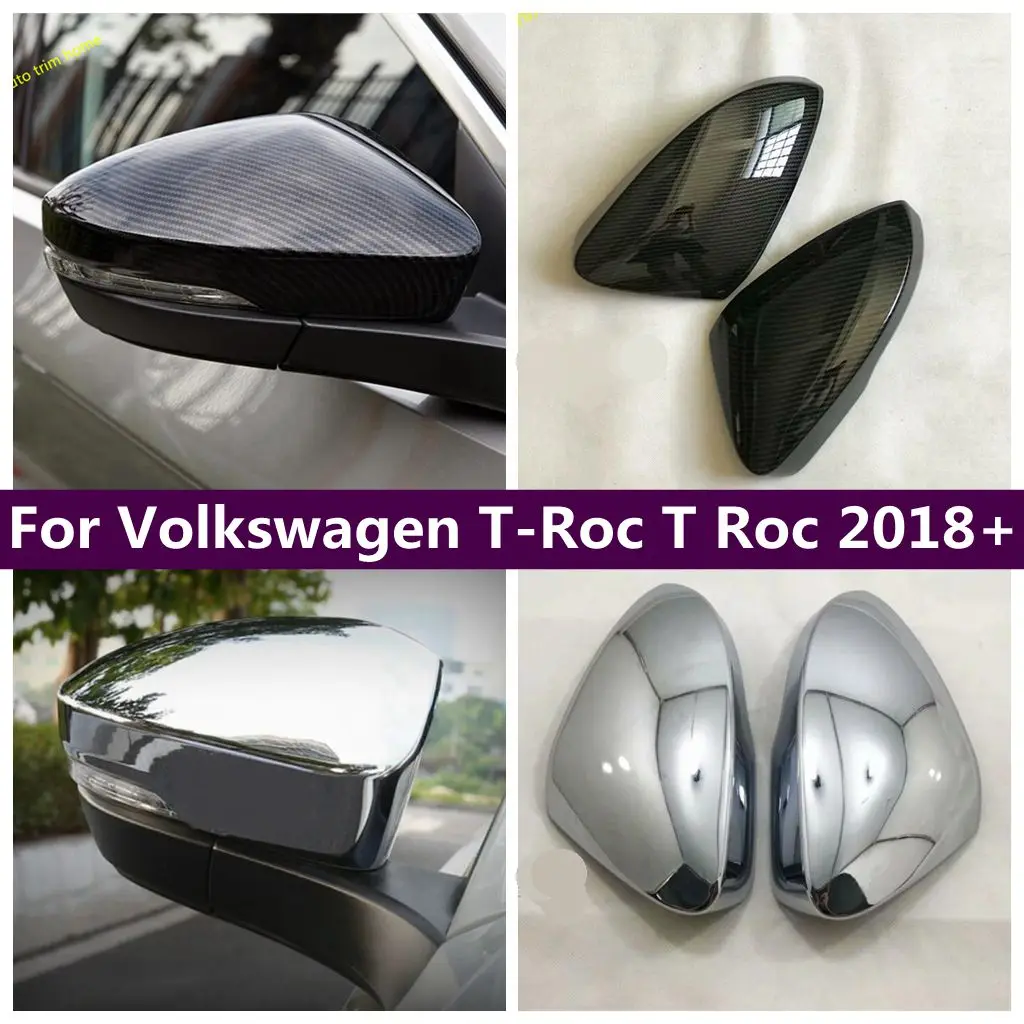 

Fit For Volkswagen T-Roc T Roc 2018 - 2021 Auto Accessories Outside Door Rearview Mirror Decor Protector Shell Cover Housing