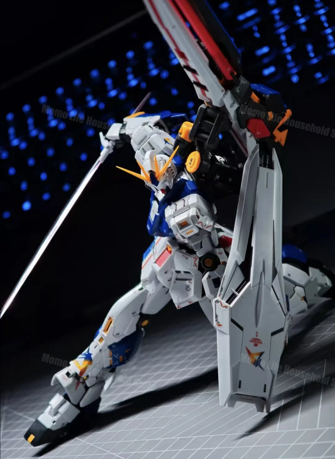 متوفر في المخزون GAOGAO 1/144 RG RX-93ff Fukuoka تجميع نموذج أطقم هيكل عظمي بلاستيكي أنيمي عمل الشكل روبوت نموذج بلاستيكي الهدايا اللعب