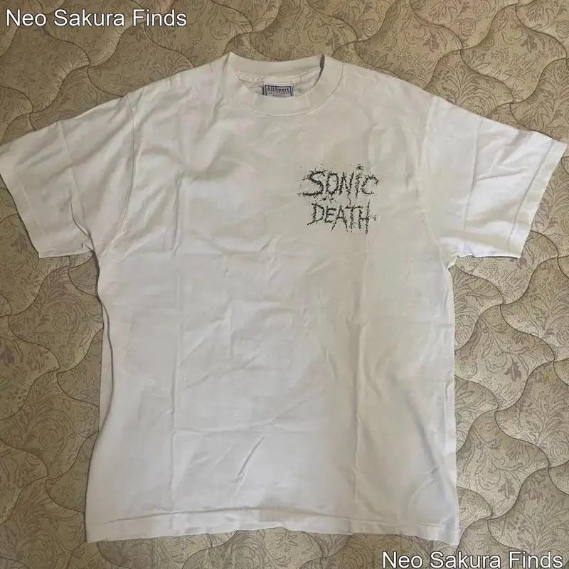 Sonic Youth Vintage 90er Jahre T-Shirt Band Rock Grunge Punk Gebraucht Selten