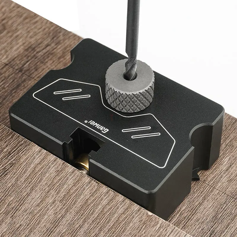 New 2 In 1 Woodworking Invisible Connector Hole Punch Locator for Furniture Fast Connectting Wardrobe Cupboard Installation