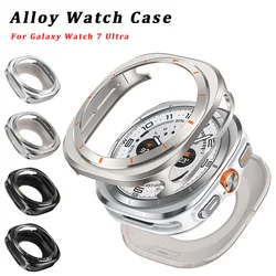 Protective Case For Samsung Galaxy Watch 7 Ultra 47mm NOScreen Film Hard Metal Cover For Galaxy Watch 7 Ultra Bumper Accessories