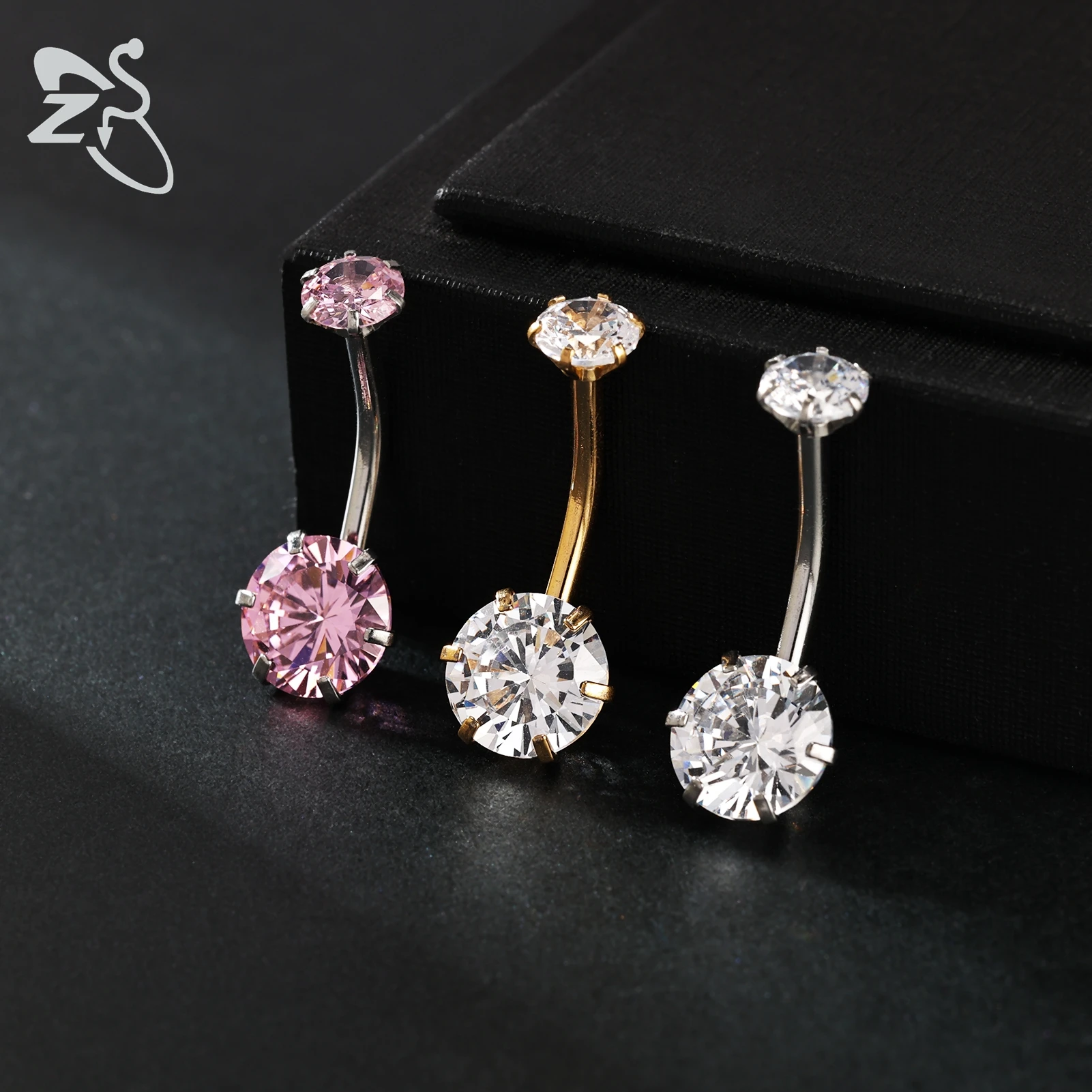 ZS 1 pezzo 14G anello per ombe - Belly Bar Titanium recensione e prezzo