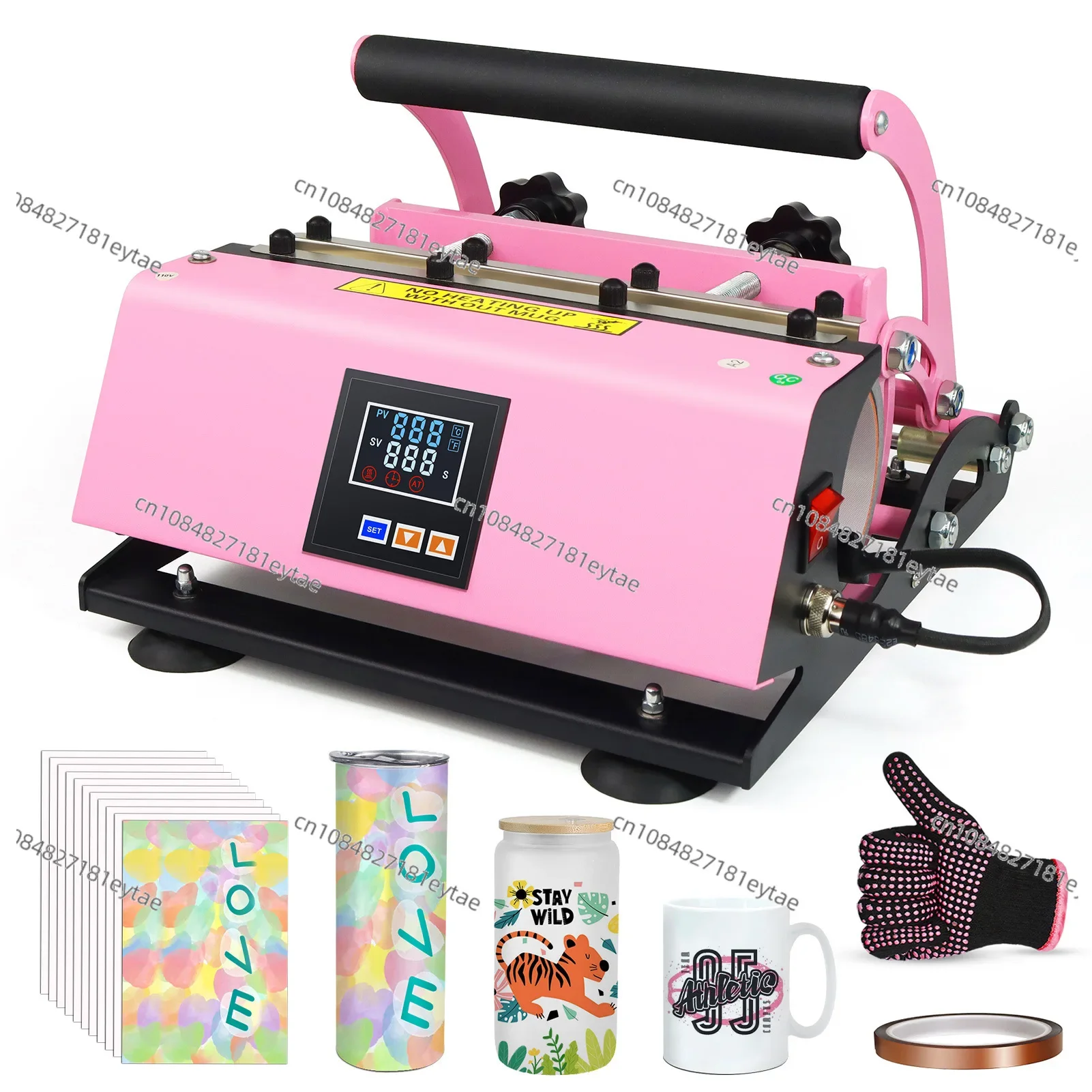 Transfer cup machine 30oz sublimation heat transfer machine straight tube insulation, mug printing