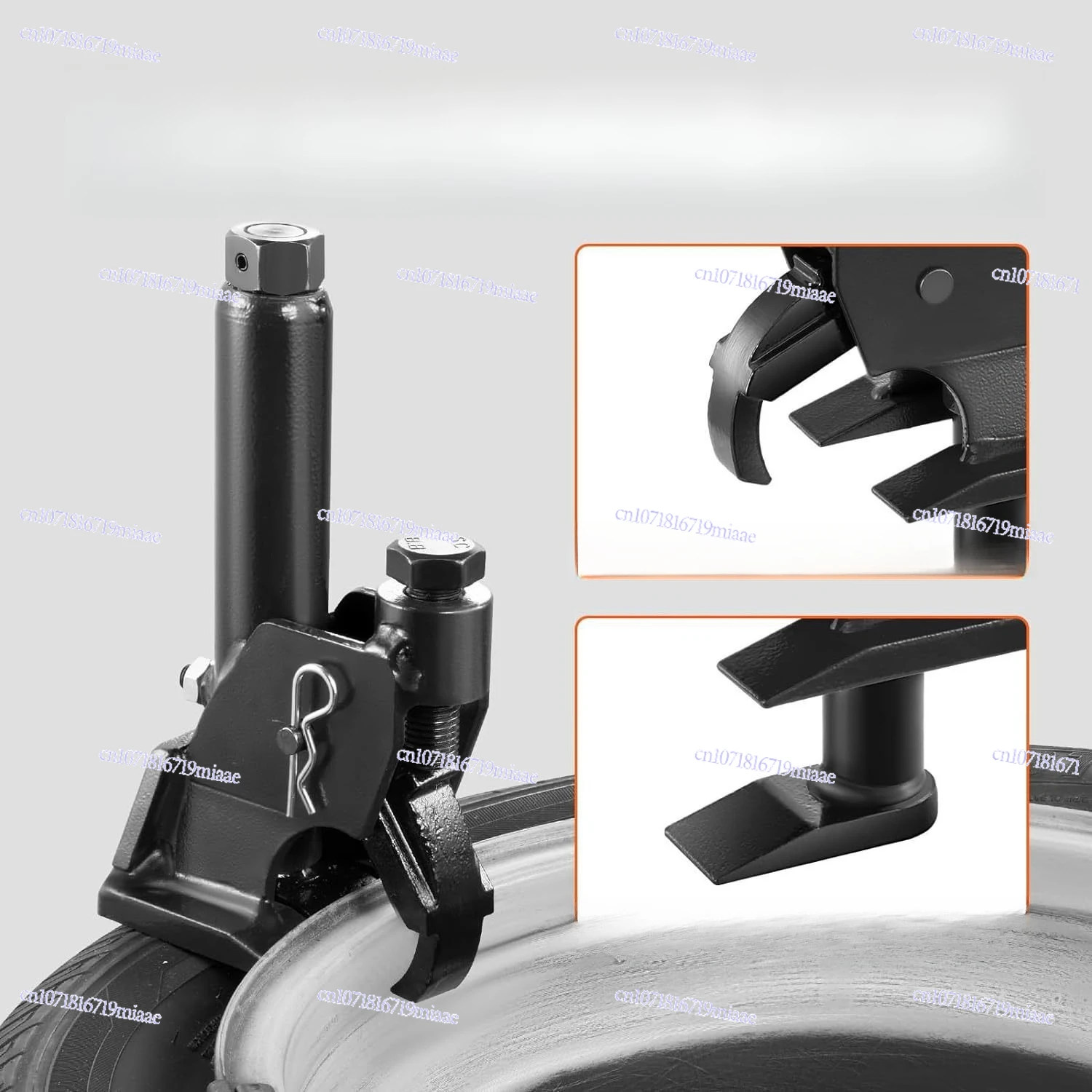 

Portable Manual Tire Striper Press for Forklift - Simple Remover Tire Stripper Machine