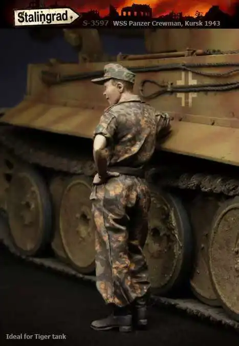 1:35 Resin kit   Panzer Crew, Kursk 1943  6 Collectible Unassembled Sculpture for Hobbyists